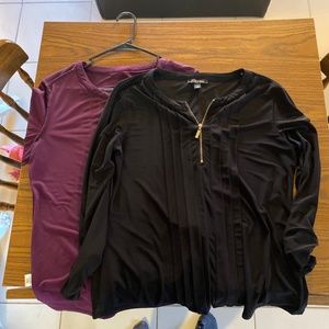 2 women’s blouses